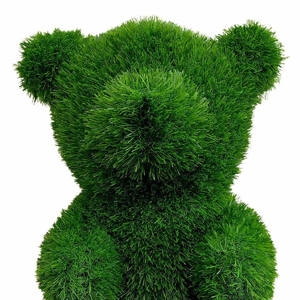 Wetterfeste Formschnitt Bärenfigur Für Den Garten Aus Kunstrasen - Bär Nika 4 Wetterfeste Formschnitt Bärenfigur Für Den Garten Aus Kunstrasen - Bär Nika – Bild 2