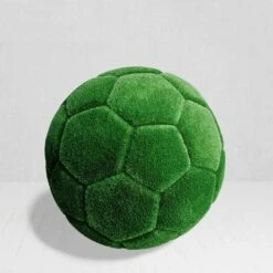 Wetterfester Fußball - XXL Gartendeko Aus GFK & Kunstrasen - Calcio