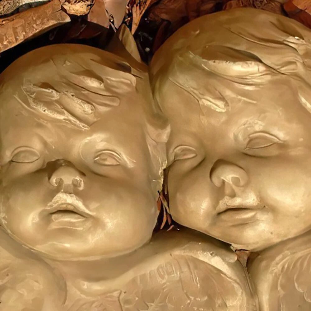 Wetterfestes Wandrelief Aus Steinguss - Engelsgesichter - Irakles 4 Wetterfestes Wandrelief Aus Steinguss - Engelsgesichter - Irakles – Bild 2