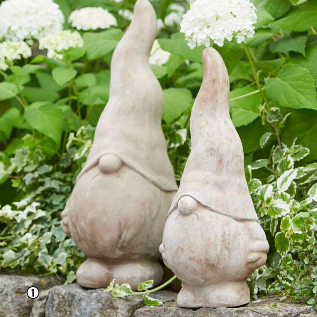 Wichtel Aus Keramik - Terrakotta - Thuli 3 Wichtel Aus Keramik - Terrakotta - Thuli