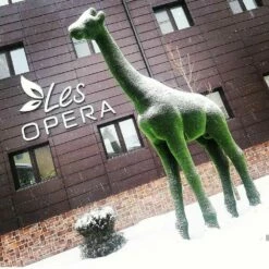 XXL Gartenskulptur Giraffe - Lebensgroß - Topiary - Grün - Gustav -Outlet GARTENTRAUM Store xxl gartenskulptur giraffe lebensgross topiary gruen gustav6