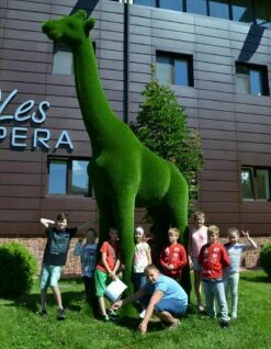 XXL Gartenskulptur Giraffe - Lebensgroß - Topiary - Grün - Gustav -Outlet GARTENTRAUM Store xxl gartenskulptur giraffe lebensgross topiary gruen gustav7